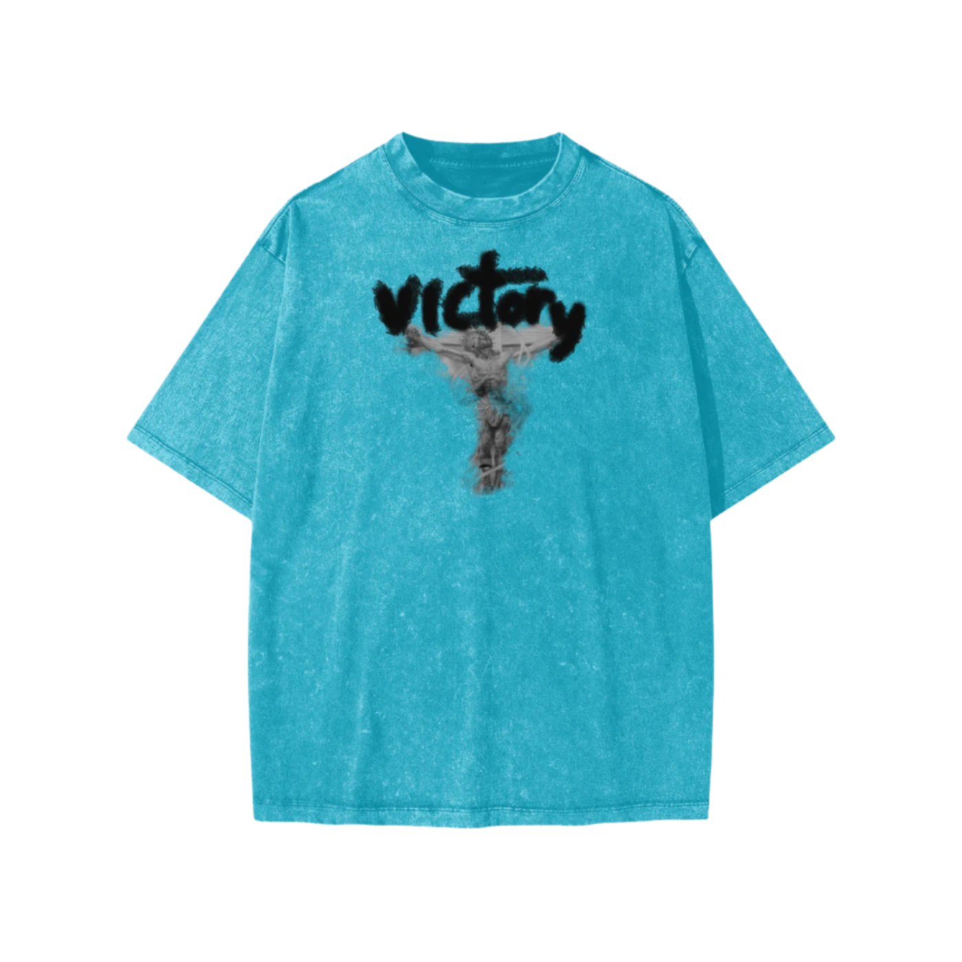 "VICTORY" YOUTH WASHED UNISEX TEE (Dark Font)