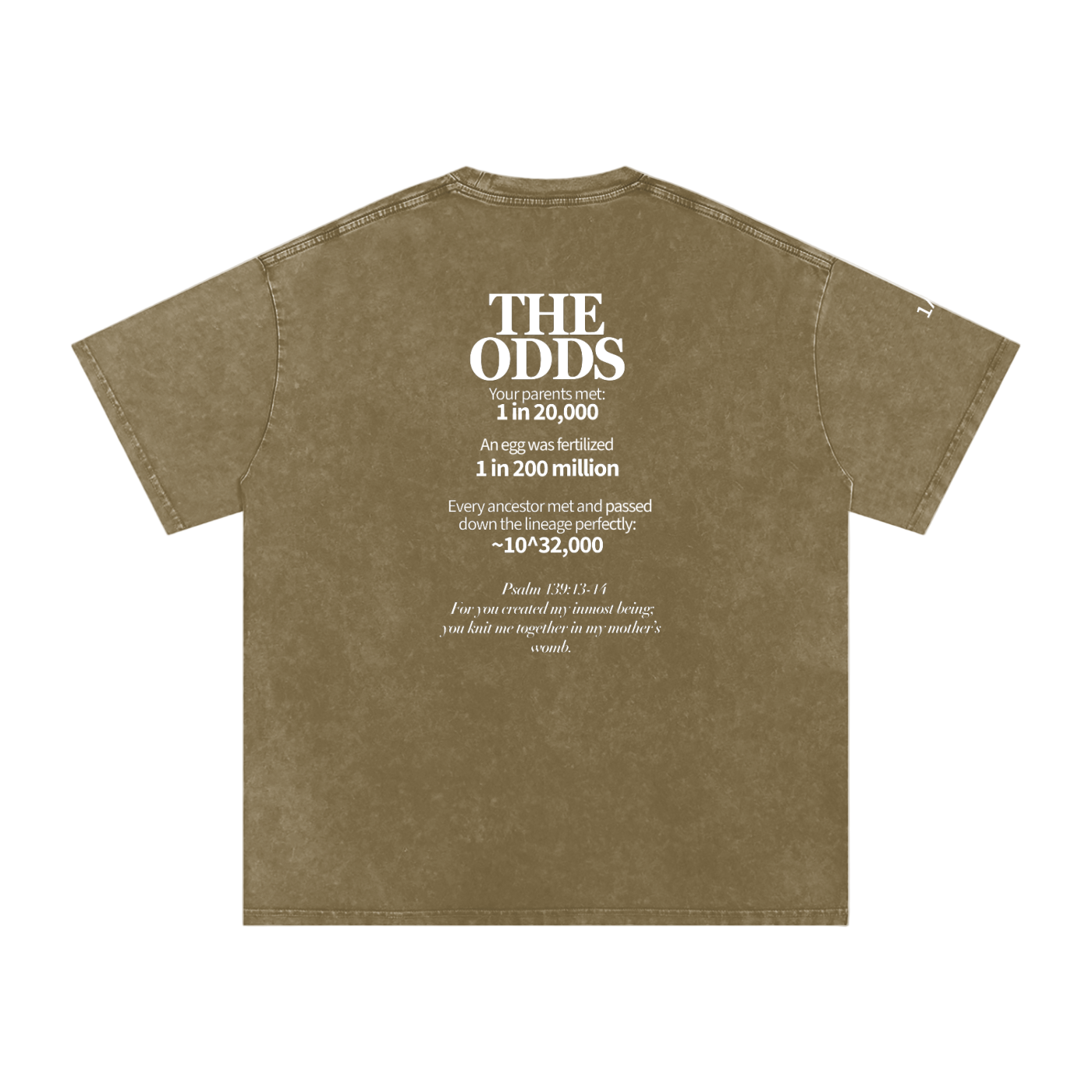 "YOU ARE A MIRACLE" UNISEX WASHED OVERSIZED T-SHIRT