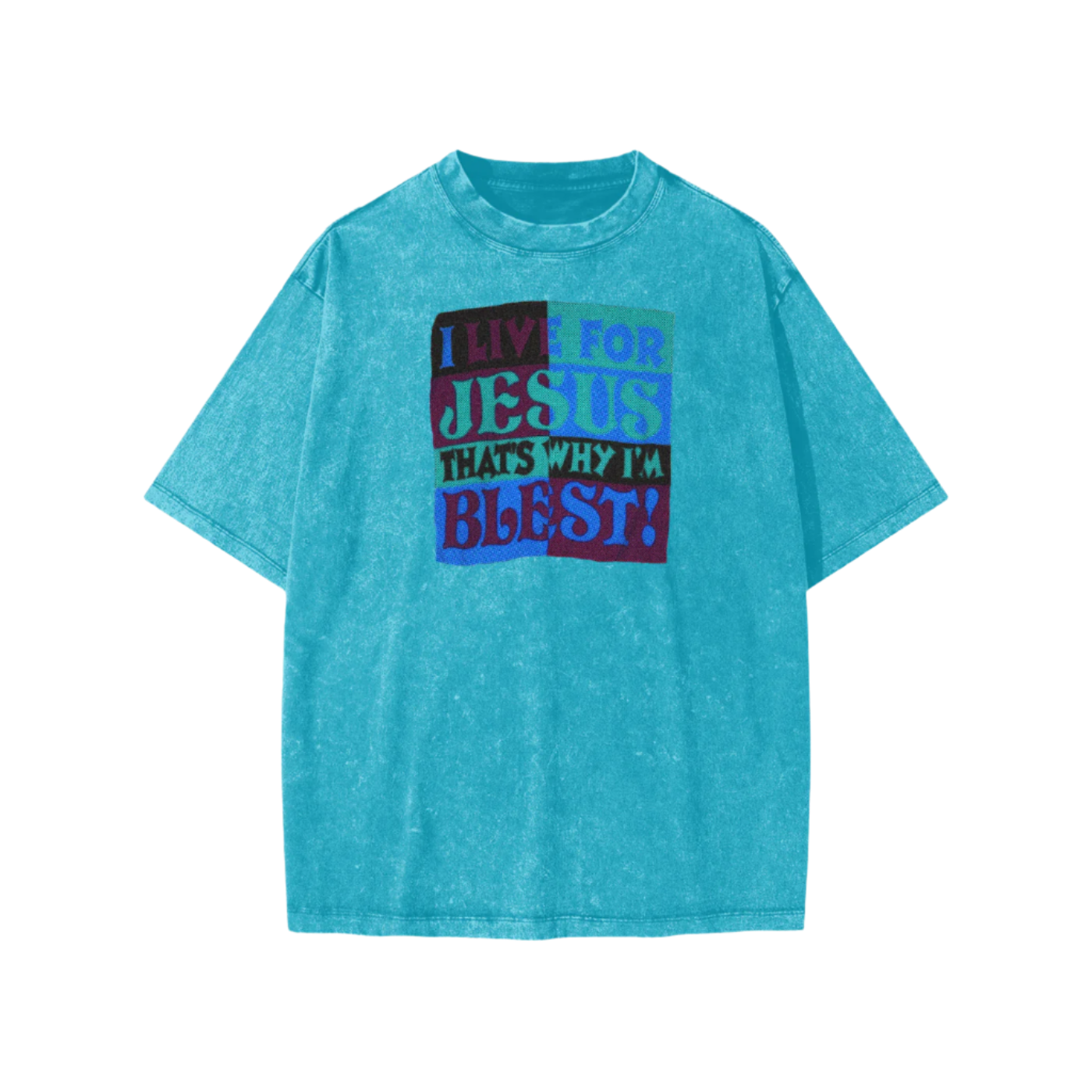 "BLEST" YOUTH WASHED 90's STYLE UNISEX TEE