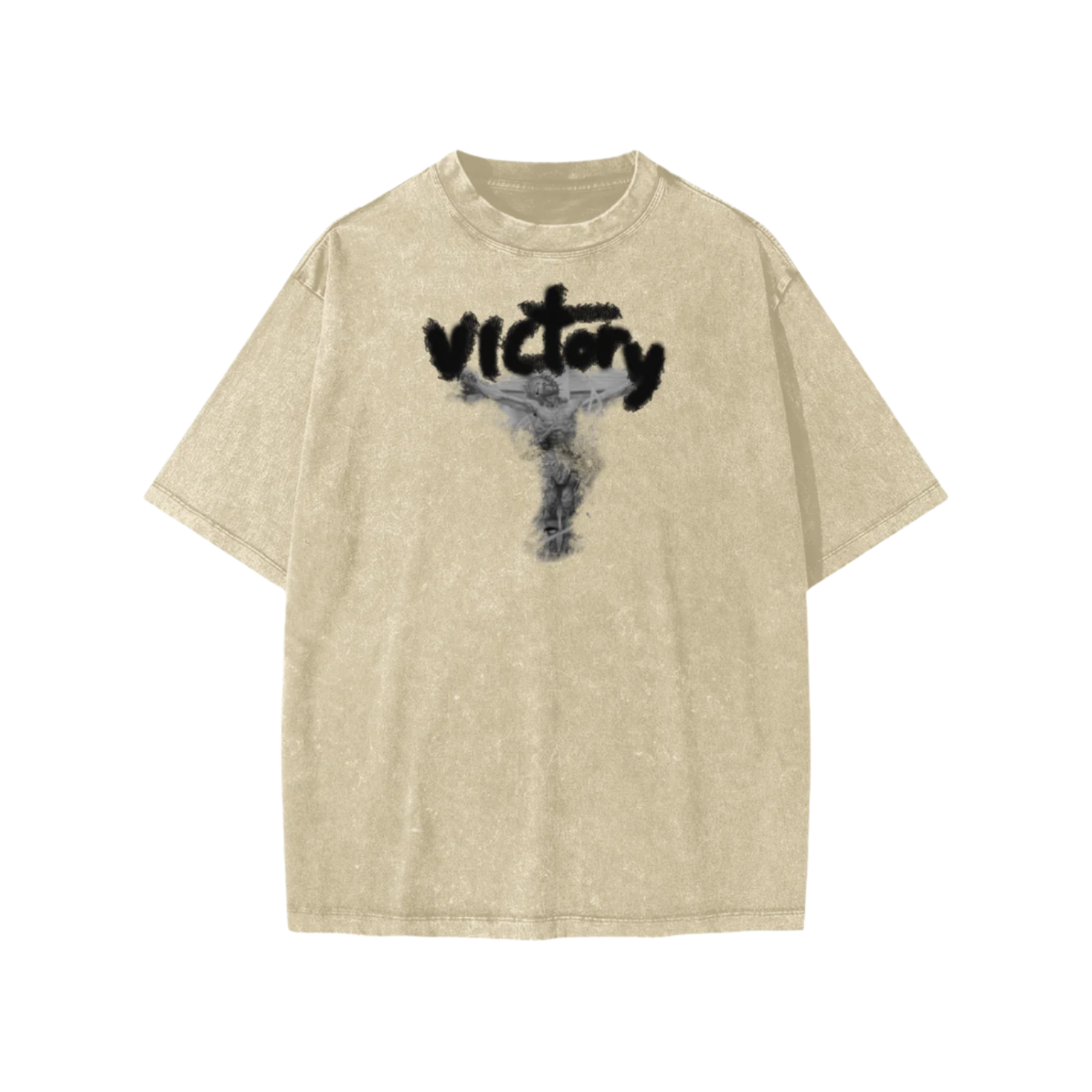 "VICTORY" YOUTH WASHED UNISEX TEE (Dark Font)