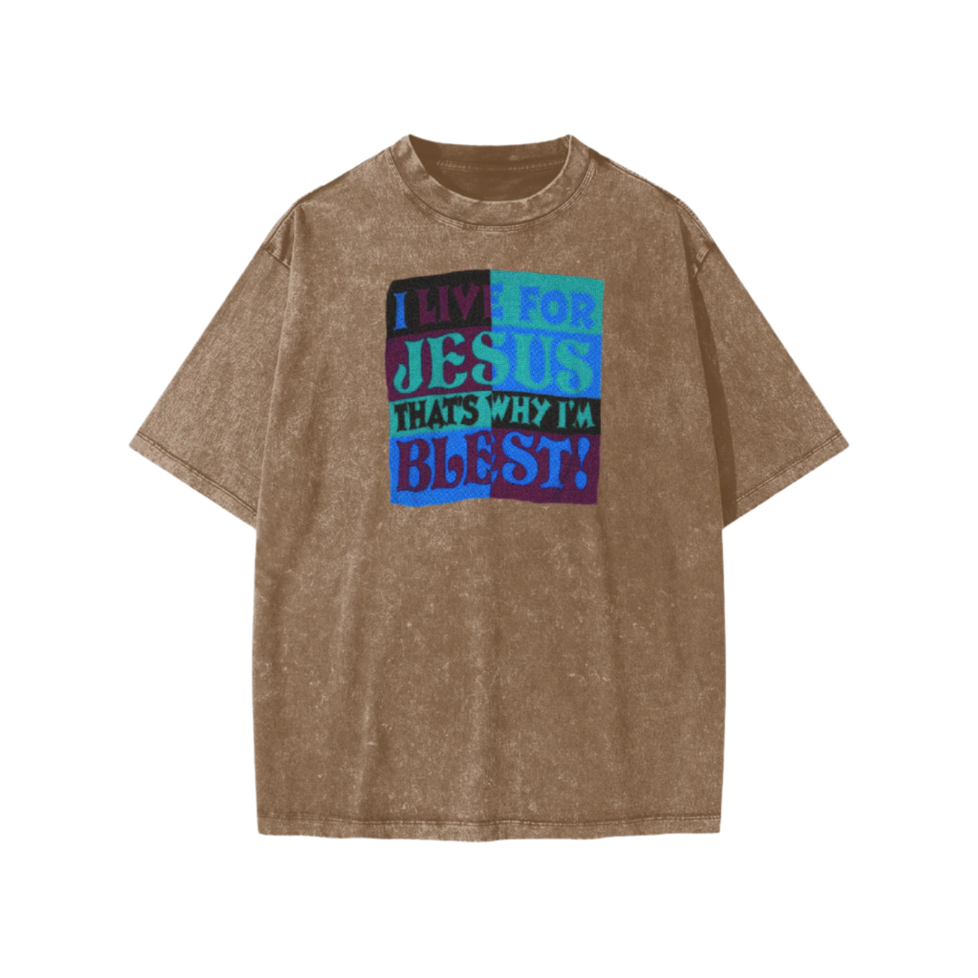 "BLEST" YOUTH WASHED 90's STYLE UNISEX TEE