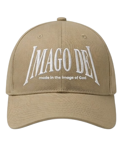 "IMAGO DEI" White Embroidered Hat
