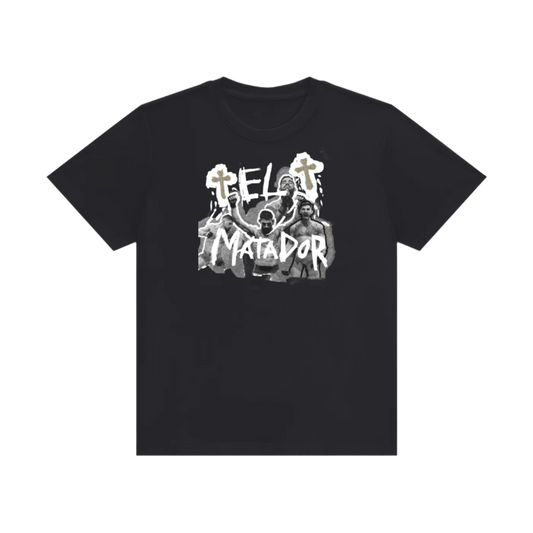 "EL MATADOR" ATHLETIC FIT UNISEX TEE (Black)