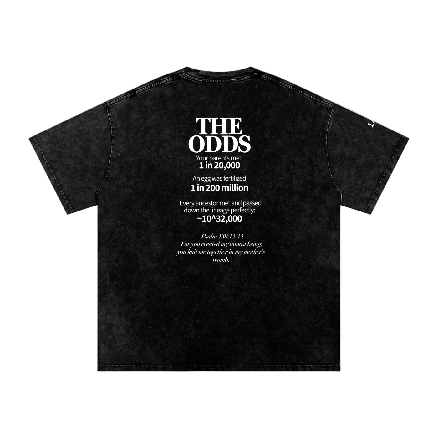 "YOU ARE A MIRACLE" UNISEX WASHED OVERSIZED T-SHIRT