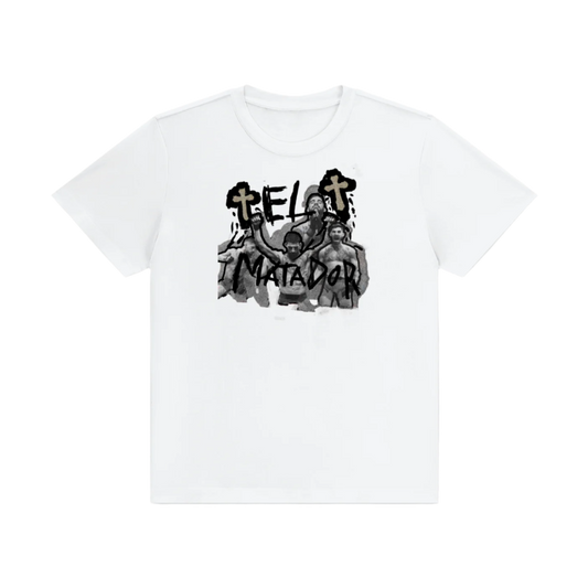 "EL MATADOR" ATHLETIC FIT UNISEX TEE (White)