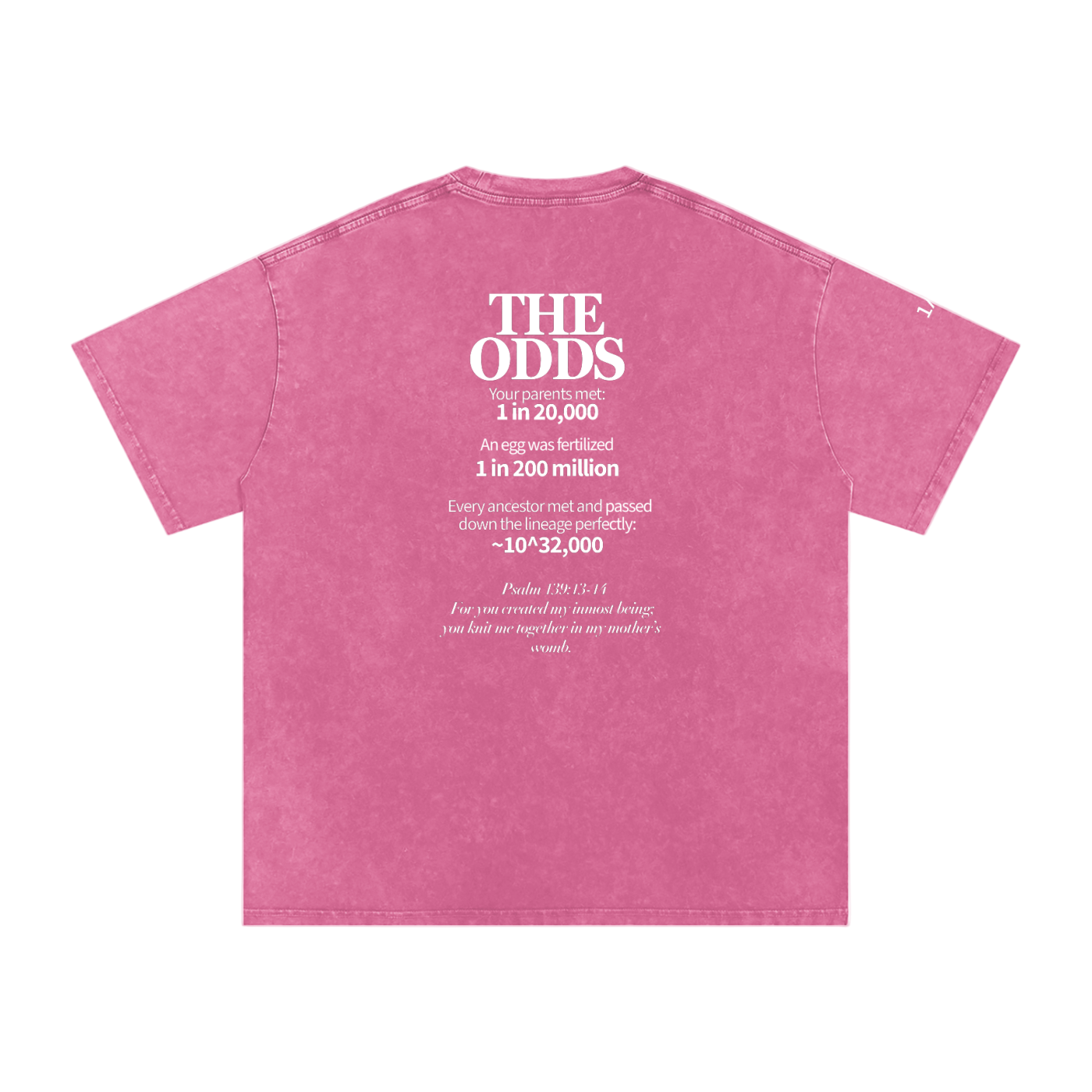 "YOU ARE A MIRACLE" UNISEX WASHED OVERSIZED T-SHIRT