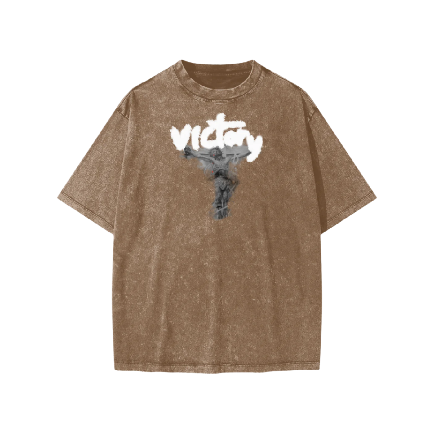"VICTORY" YOUTH WASHED UNISEX TEE (Light Font)