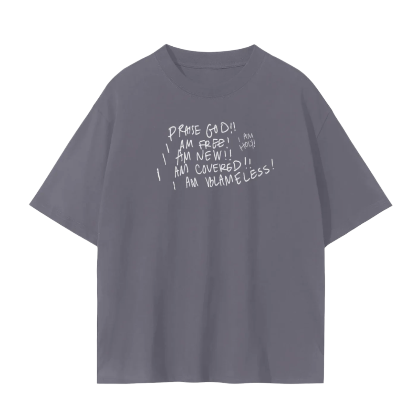 "PRAISE GOD" UNISEX TEE (Light Font)