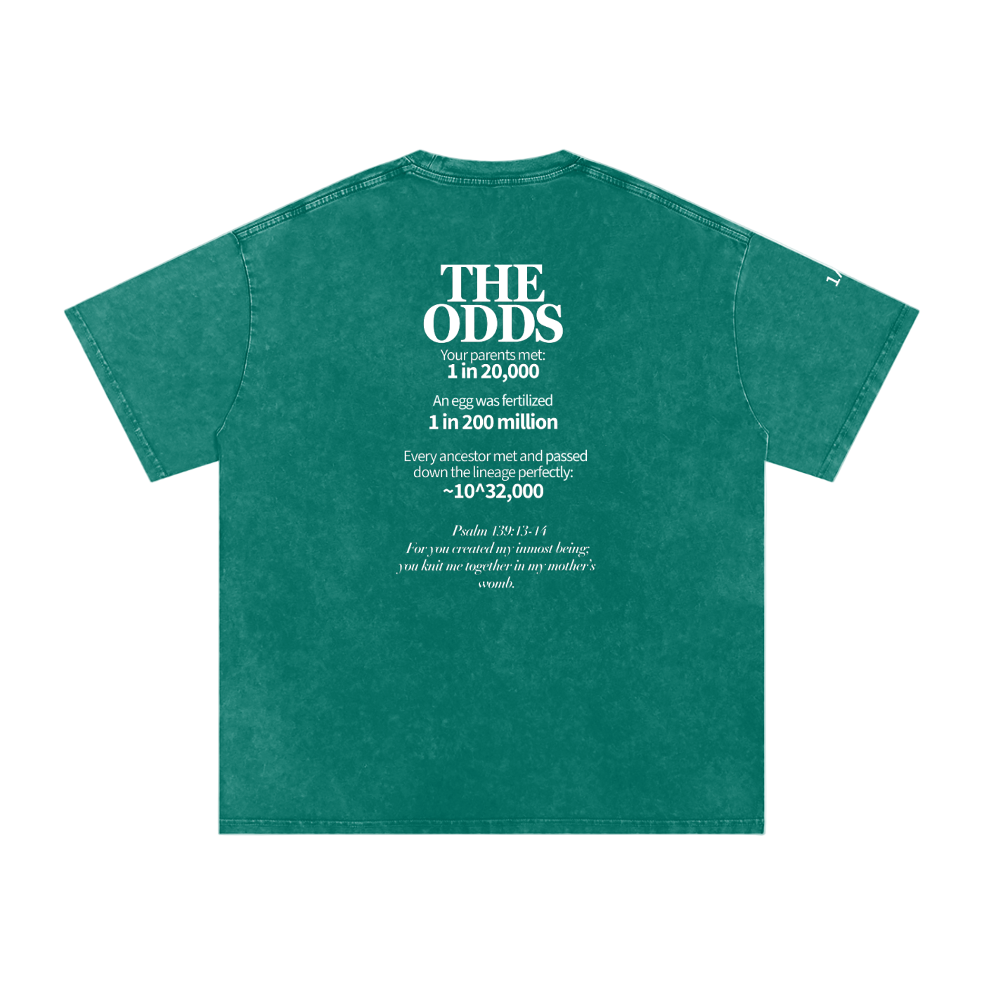 "YOU ARE A MIRACLE" UNISEX WASHED OVERSIZED T-SHIRT