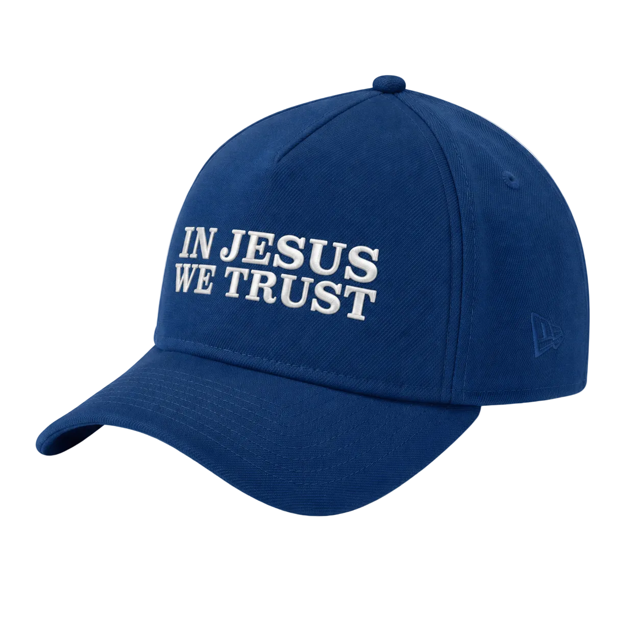 "IN JESUS WE TRUST" Embroidered New Era® Hat