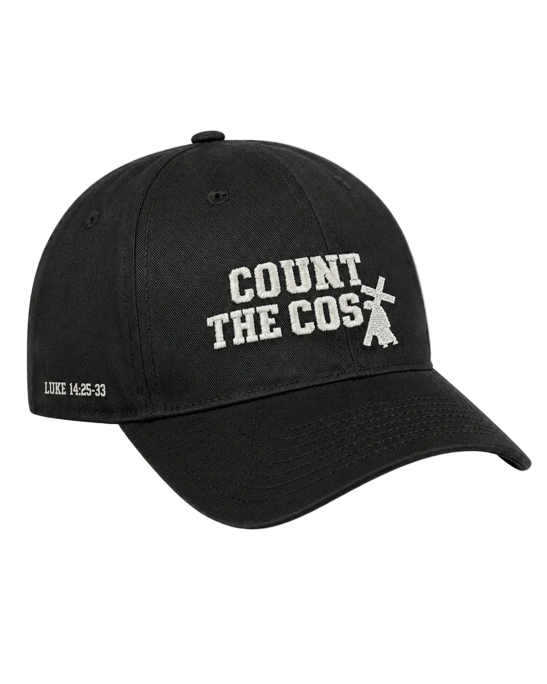"COUNT THE COS✝" Embroidered Hat