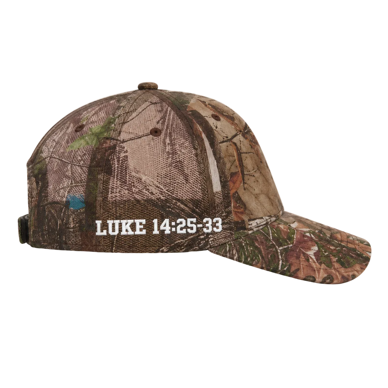 "COUNT THE COS✝" EMBROIDERED REALTREE NET HAT