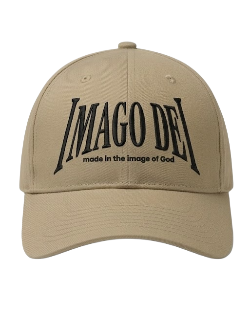 "IMAGO DEI" Black Embroidered Hat