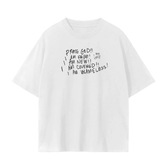 "PRAISE GOD" UNISEX TEE (Dark Font)
