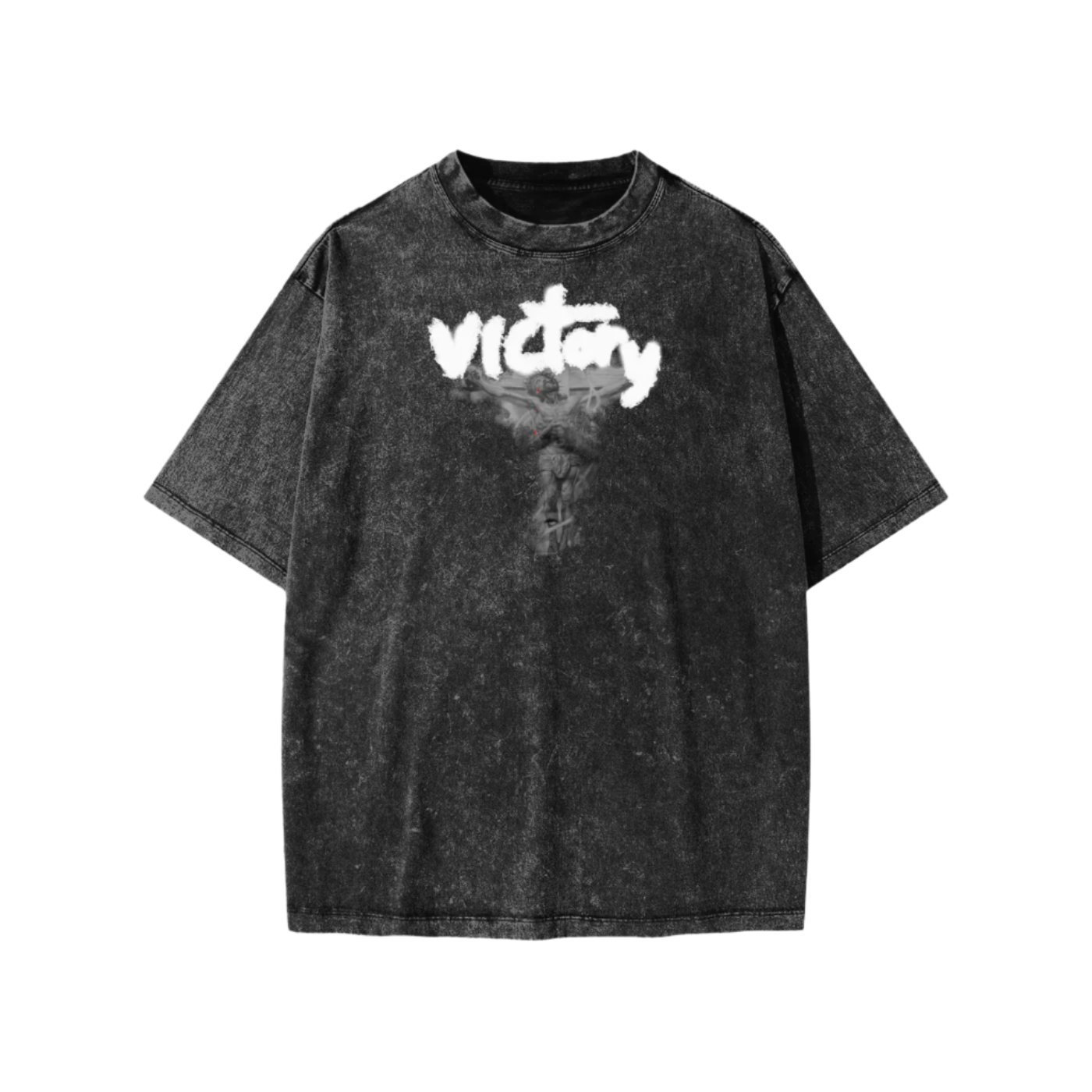 "VICTORY" YOUTH WASHED UNISEX TEE (Light Font)