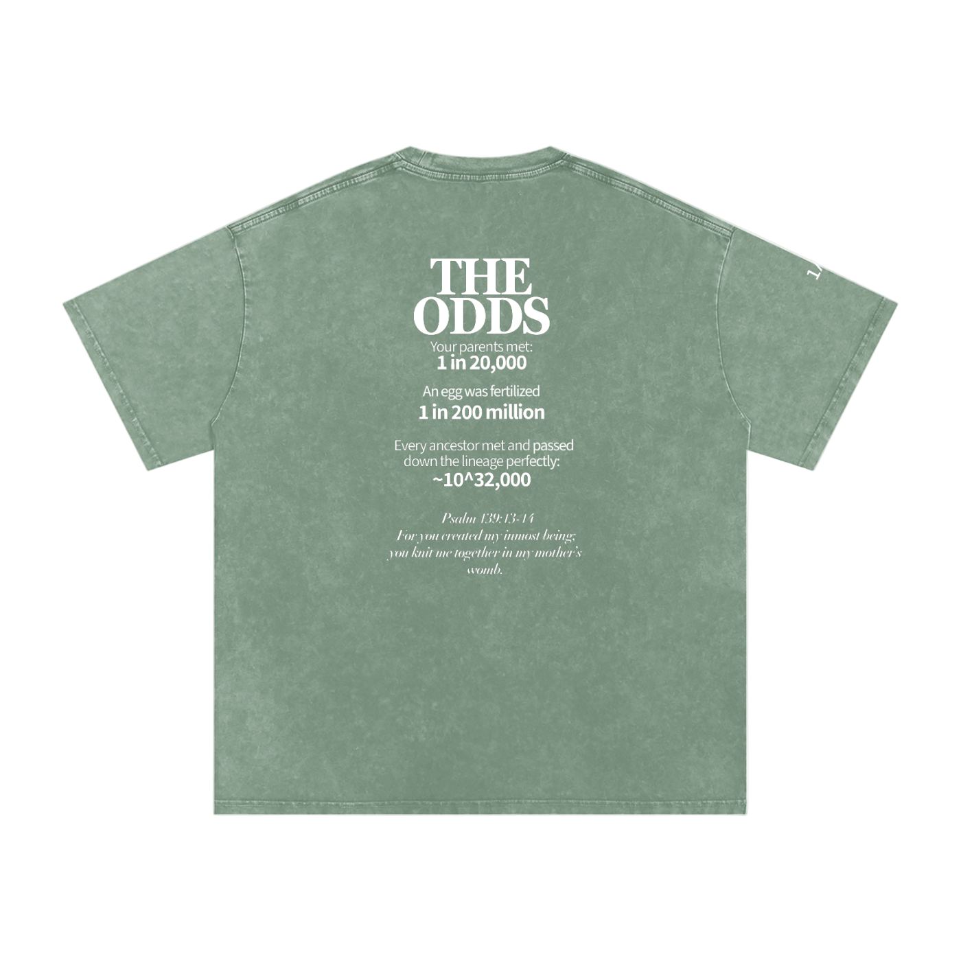 "YOU ARE A MIRACLE" UNISEX WASHED OVERSIZED T-SHIRT